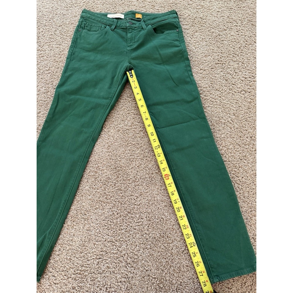 Anthropologie Pilcro & the Letterpress Women's Jeans Green Stet Pants Sz 29 - Picture 9 of 9